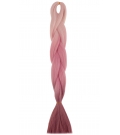 S3-109 Różowy Blond - jasny Brudny Różowy - Fioletowy Brąz "QUEEN Braids" - Włosy Syntetyczne Magfactory