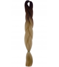 S2-5 Kawowy Brąz - Ciemny Blond "QUEEN Braids" - Włosy Syntetyczne Magfactory